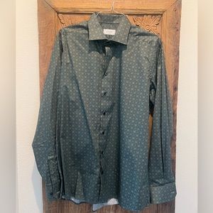 Eton men’s dress shirt contemporary , 17.5” neck 44” long